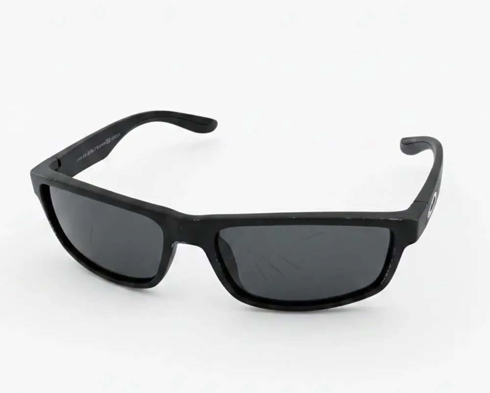 All In Motion Polarized Sunglasses Black Rubberized Size M 21 60